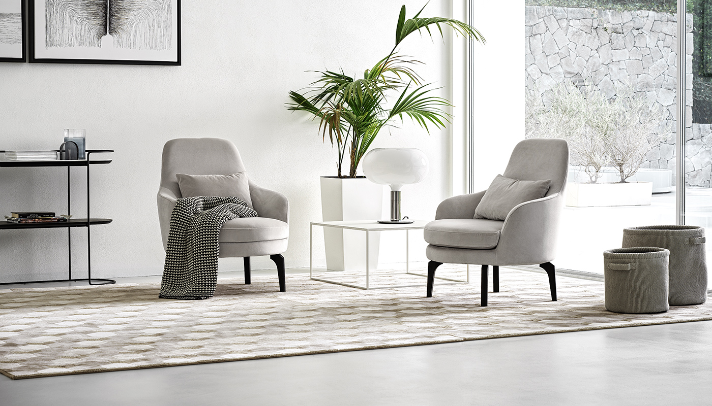 Calligaris medea ClassicDesign Armchair Fabric • Leather CS3407