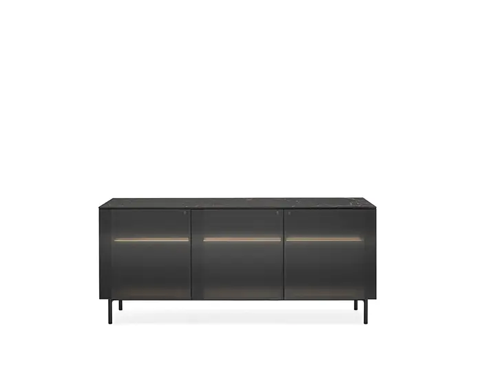 Crystal: Sideboard with optional internal lighting | Calligaris