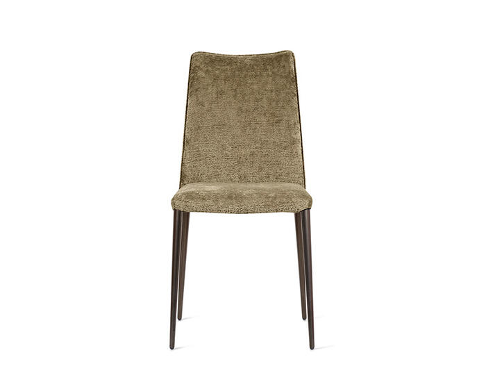 Fay: Upholstered dining chair with flexible back | Calligaris Boca
