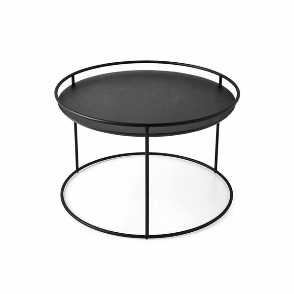 Atollo Round coffee table with metal frame CS5098-M | Calligaris