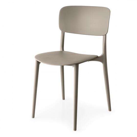 Liberty: Stackable plastic chair for outdoor | Calligaris