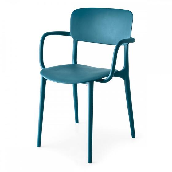 GMHN335A○Calligaris / カリガリス LIBERTY Dini Liberty: Stackable plastic armchair for outdoor | Calligaris