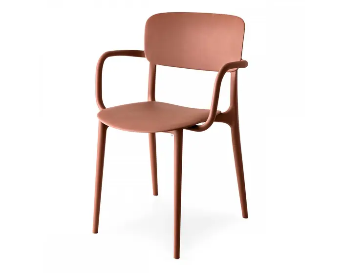 Liberty: Stackable plastic armchair for outdoor | Calligaris Boca
