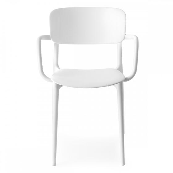 Liberty: Stackable plastic armchair for outdoor | Calligaris Boca