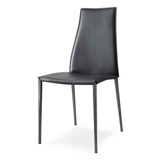 CS1452 Aida Leather Dining Chair - Thumbnail 4