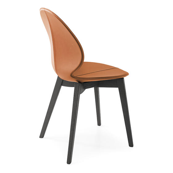 Basil: Chair with wooden base | Calligaris Boca Raton