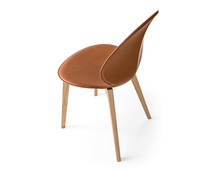 Basil: Chair with wooden base | Calligaris Boca Raton