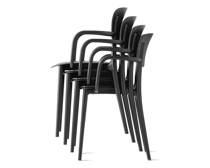 Liberty: Stackable plastic armchair for outdoor | Calligaris Boca