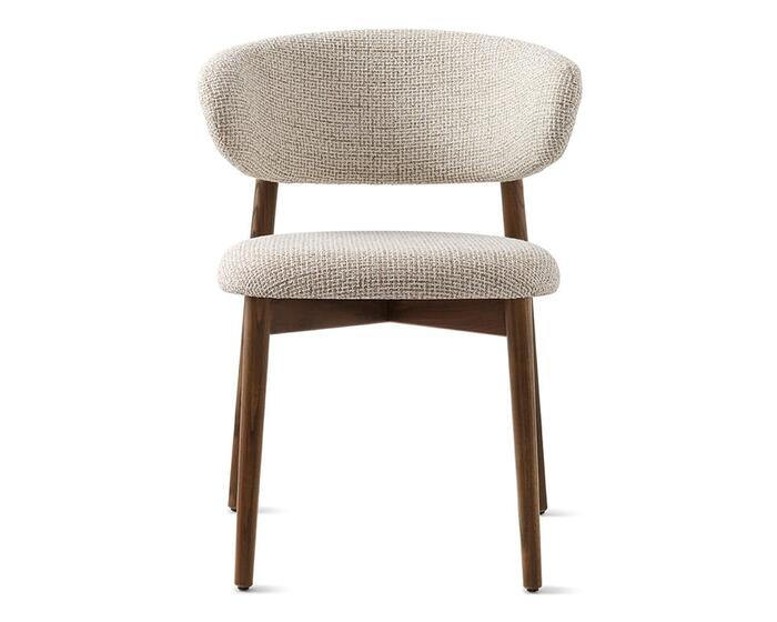 Oleandro: Upholstered chair with wooden base | Calligaris Boca Raton