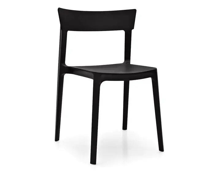 Skin: Stackable plastic chair with open back | Calligaris Boca Raton