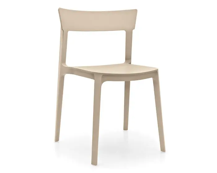 Skin: Stackable plastic chair with open back | Calligaris Boca Raton