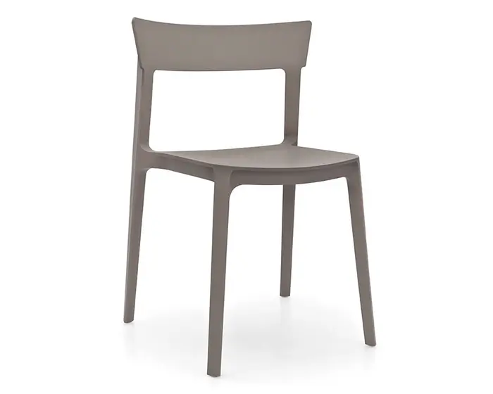 Skin: Stackable plastic chair with open back | Calligaris Boca Raton