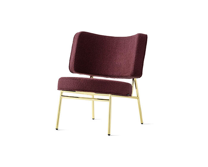 Coco: Upholstered lounge chair with metal frame | Calligaris Boca