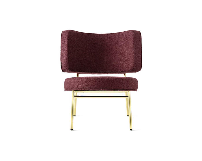 Coco: Upholstered lounge chair with metal frame | Calligaris Boca