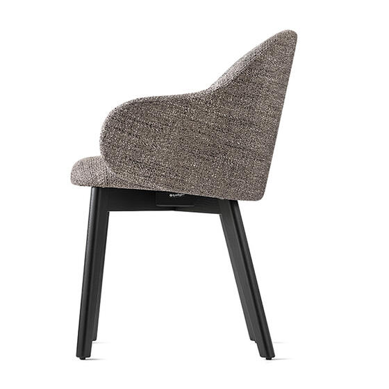 Holly Fab: Upholstered chair with wooden base | Calligaris Boca Raton