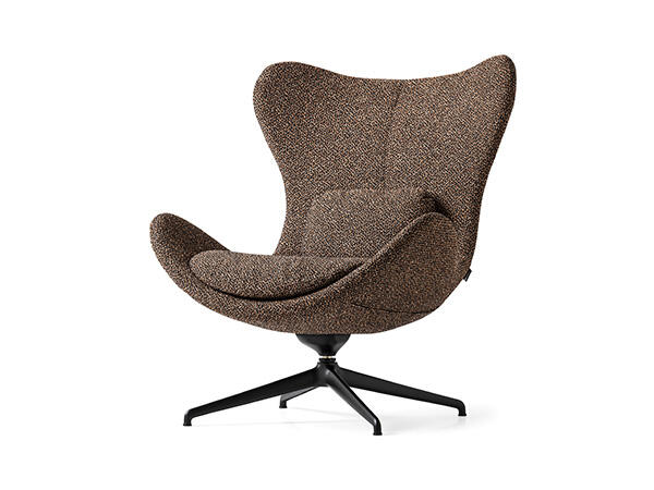 Lazy: Upholstered armchair with swivel seat | Calligaris Boca Raton
