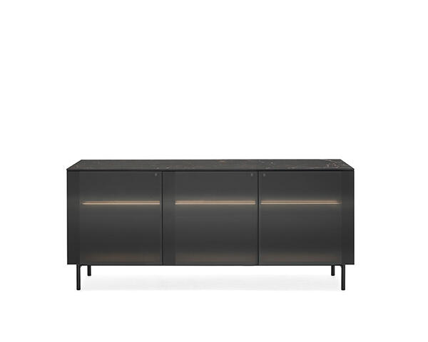 Crystal: Sideboard with optional internal lighting | Calligaris