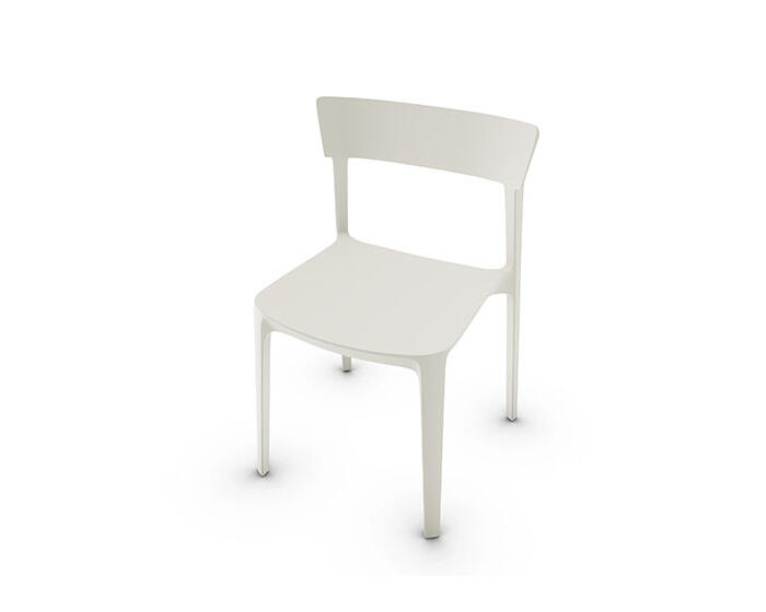Skin: Stackable plastic chair with open back | Calligaris Boca Raton