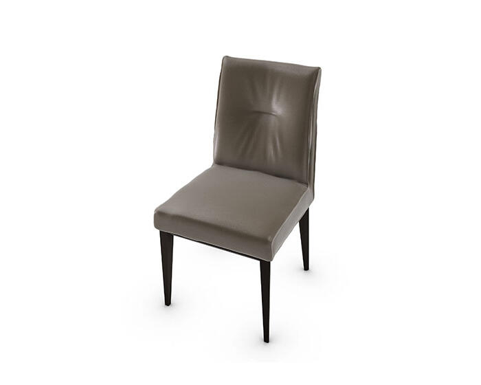 Romy: Chair with plush seat and wooden base | Calligaris Boca Raton