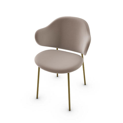 Holly: Upholstered armchair with metal frame | Calligaris Boca Raton