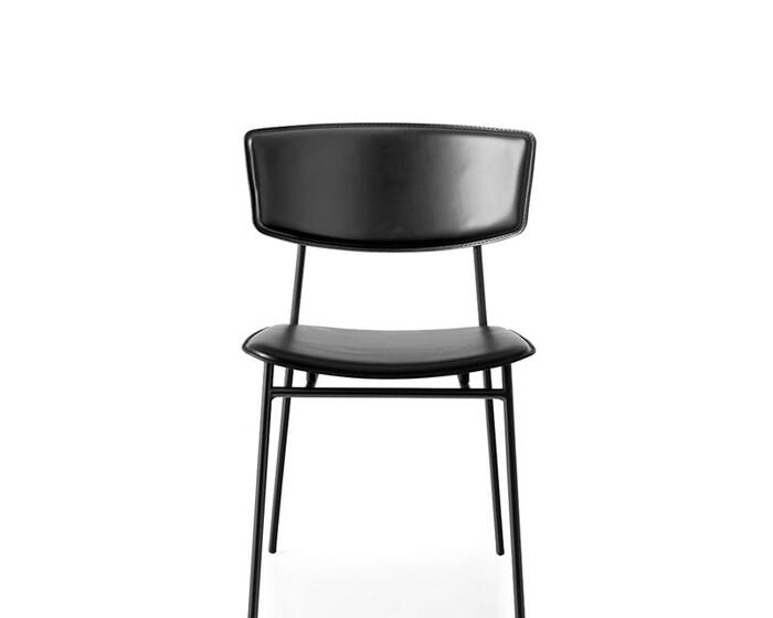 フィフティーズ・ファブリック【50年代〜60年代】B Fifties: Metal chair with upholstered seat and back