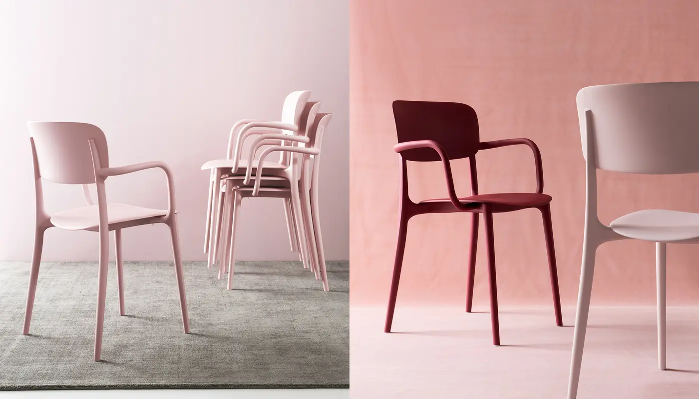 Liberty: Stackable plastic chair for outdoor | Calligaris Boca Raton