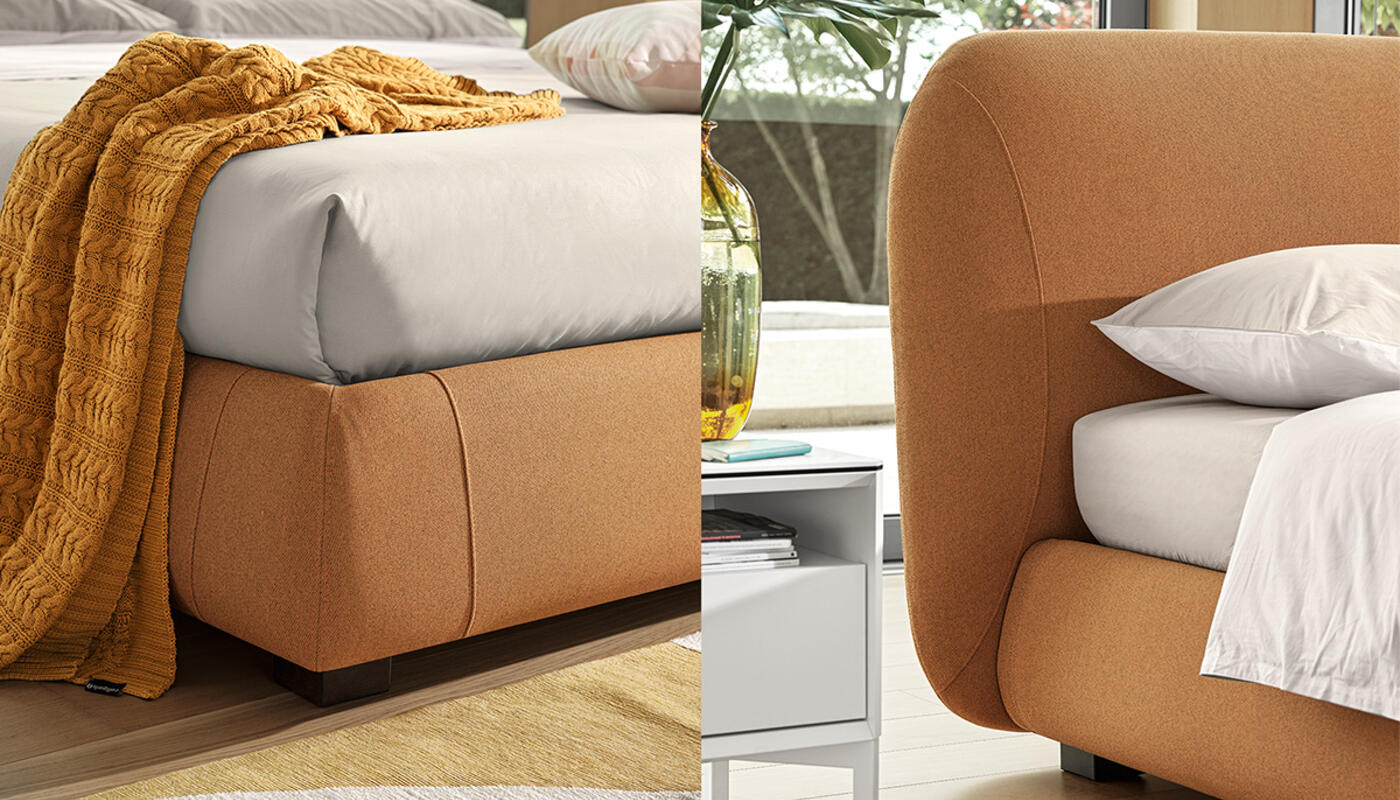⭐︎noa⭐︎ Noa: Fully-Upholstered Bed | Calligaris Boca Raton