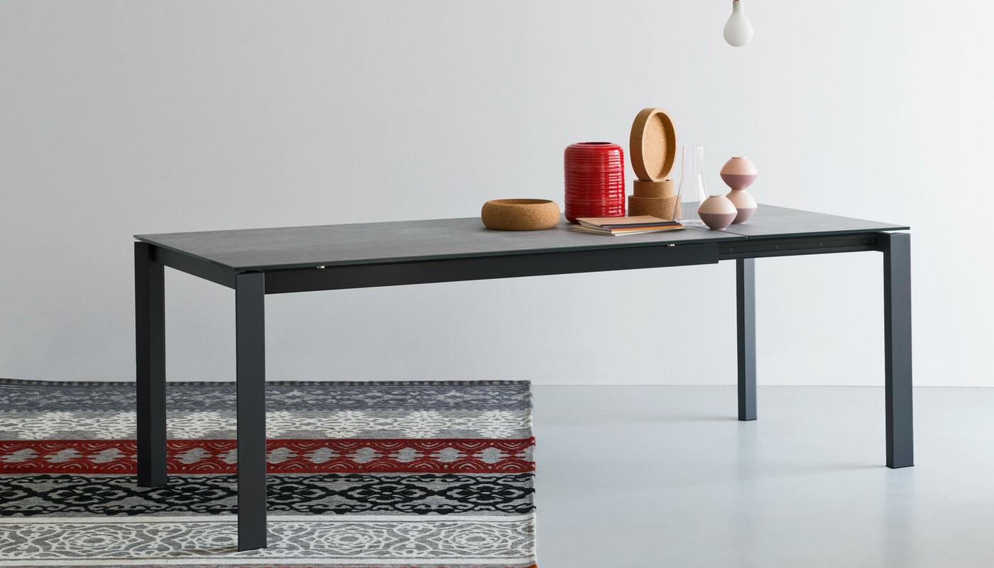 ダイニングテーブル Calligaris Duca extendable Dining table カリガリス デュッカ 伸長式ダイニングテーブル (セラミック